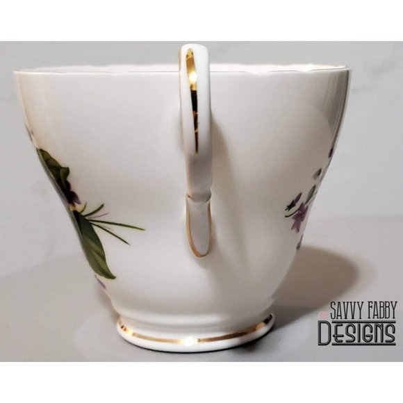 Vintage Royal Darwood fine bone china Teacup, Canada Botanical Gardens, Rare - Picture 3 of 5